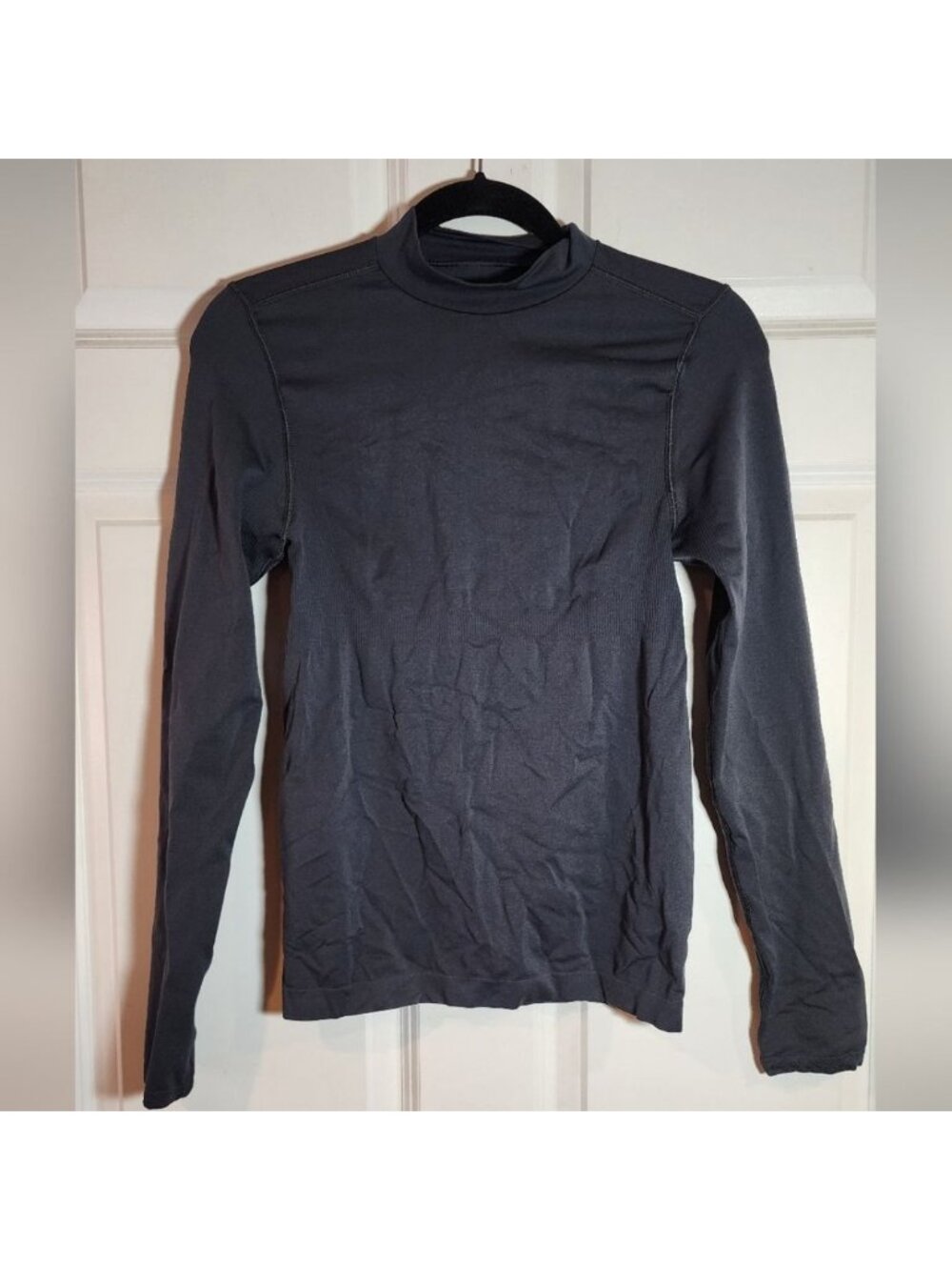 Eastern Mountain Sports Techwick Stretchy Dark Gray Long Sleeve Top M